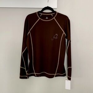 🟢3 items for $20——K2 SNOW whisper crew neck long sleeve shirt size large